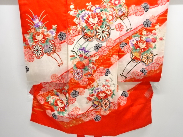 仕付け糸付き　セミアンティーク 女の子　ジュニア　大人　着物　NO6 仕付け糸付き セミアンティーク 女の子 ジュニア 大人 着物 NO6 【公式